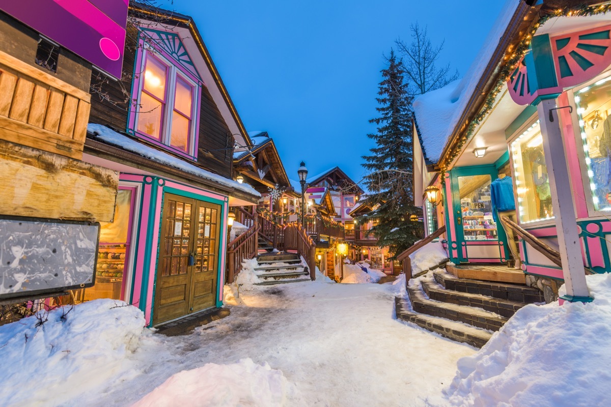 breckenridge colorado holiday lighting