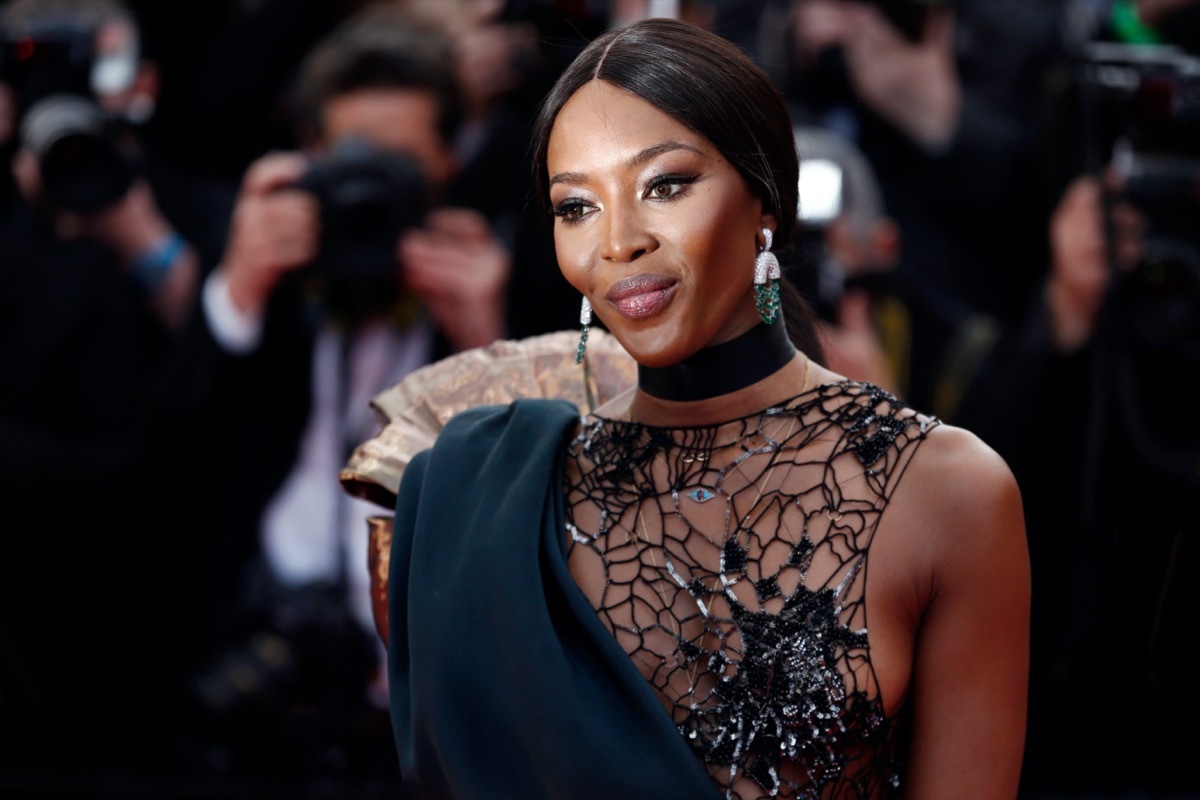 Naomi Campbell at the Cannes Film Festival in 2018