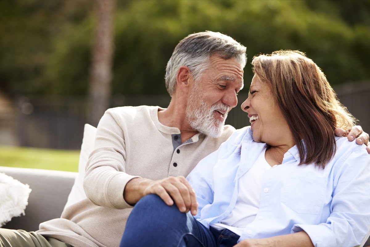 couple saying i love you to each other