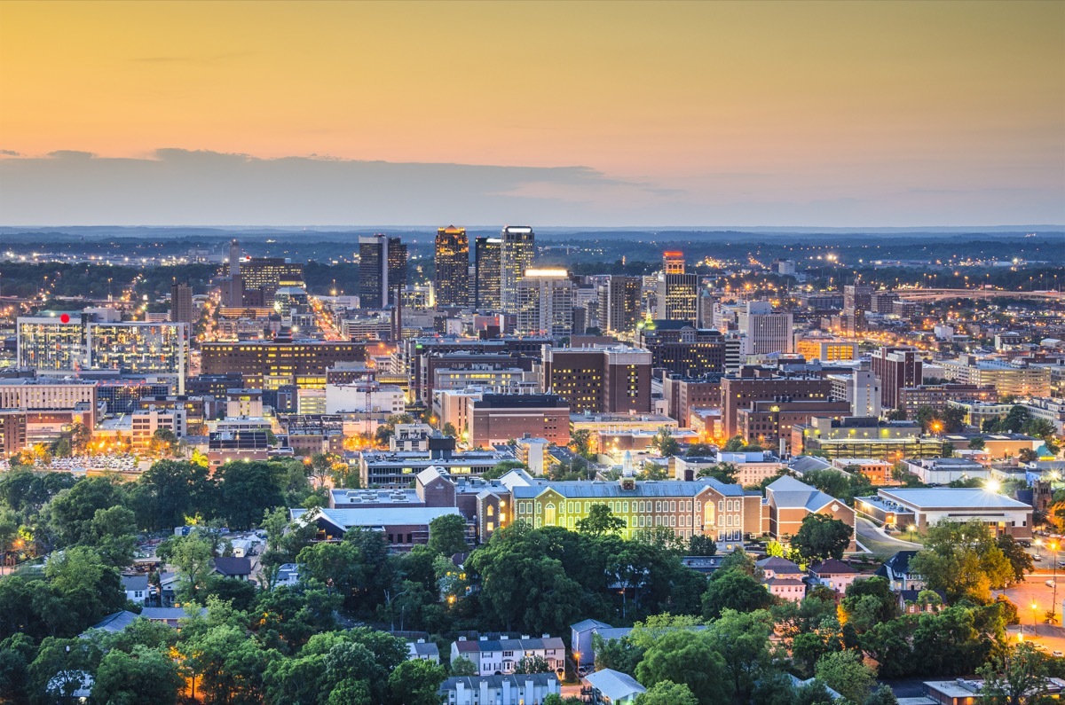 Birmingham, Alabama, USA downtown skyline.