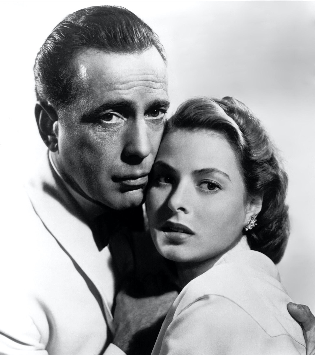 Humphrey Bogart and Ingrid Bergman