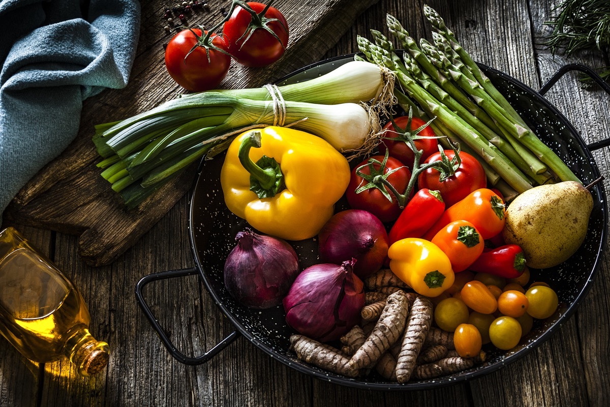 fresh vegetables still life