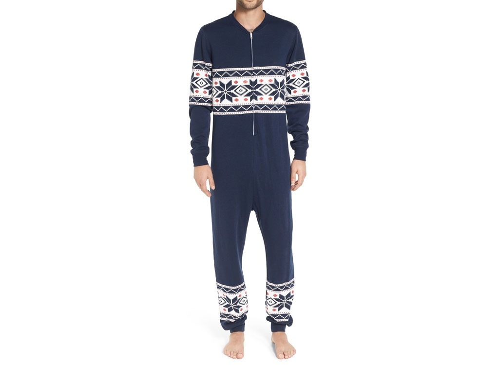 the rail fleece one-piece pajamas