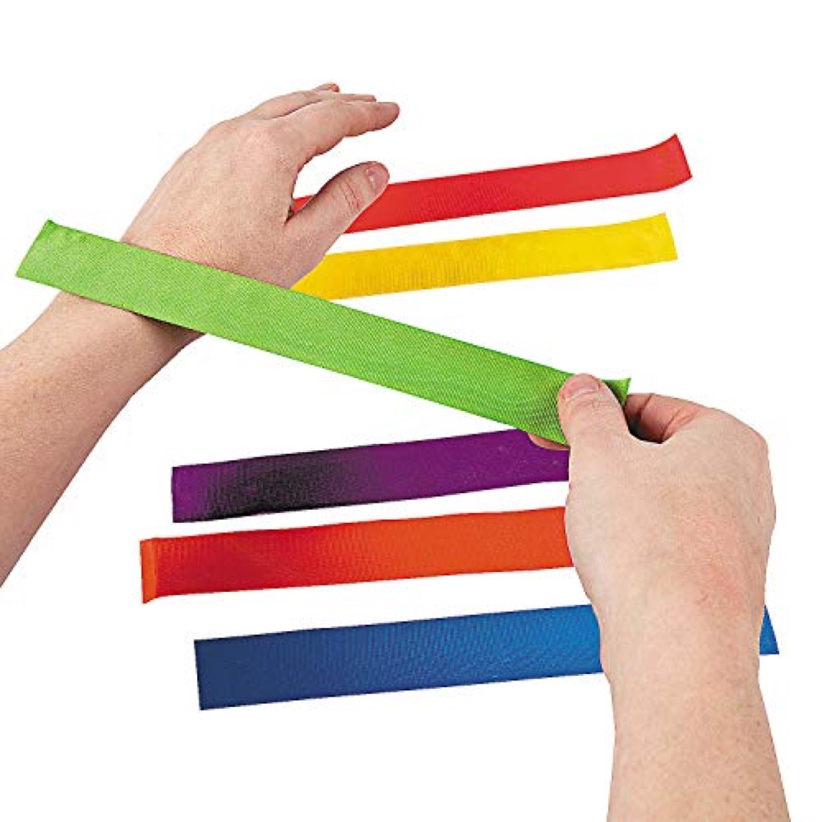 Slap bracelets