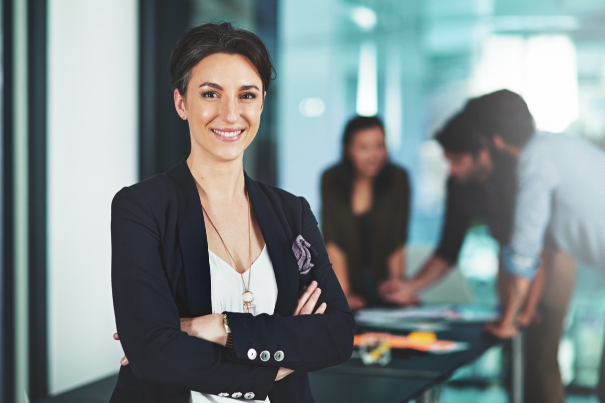 Bold Young Working Woman