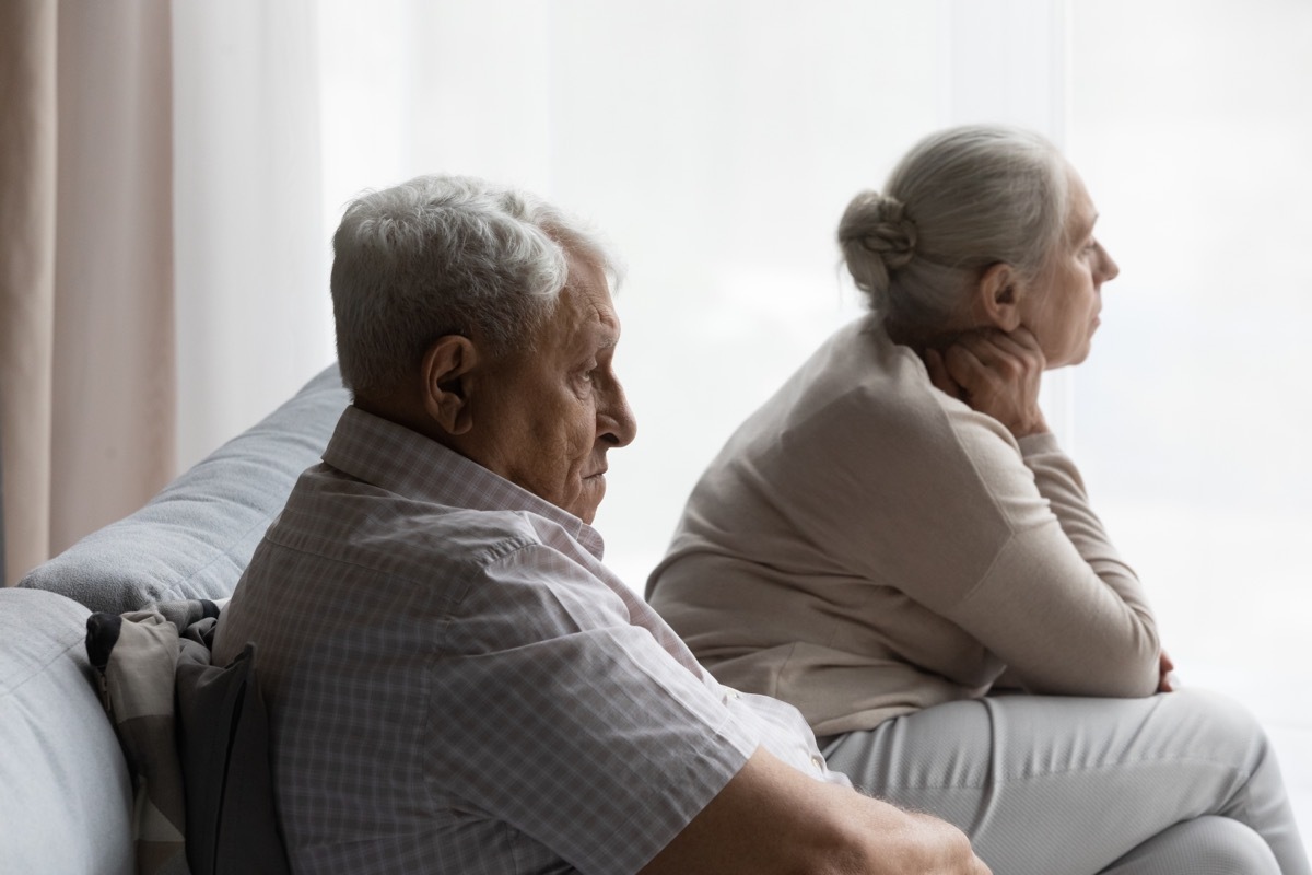 Elderly Depressed Couple