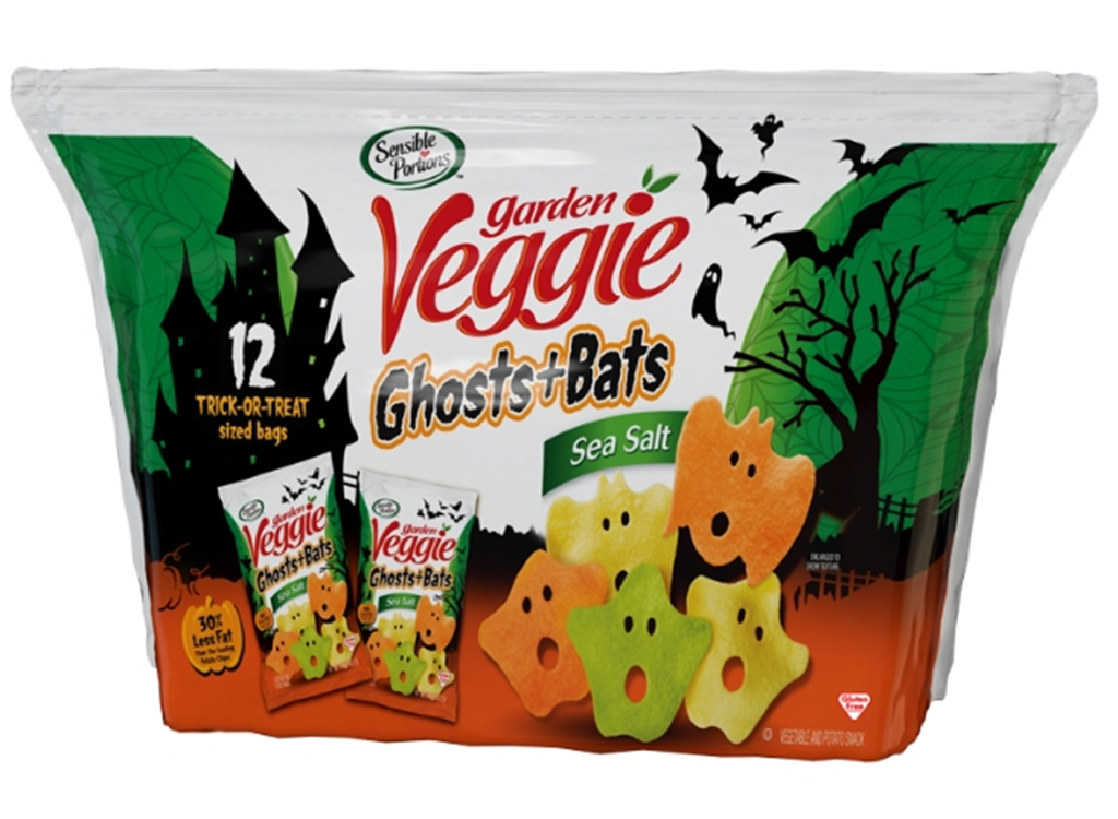 Garden veggie ghosts and bats