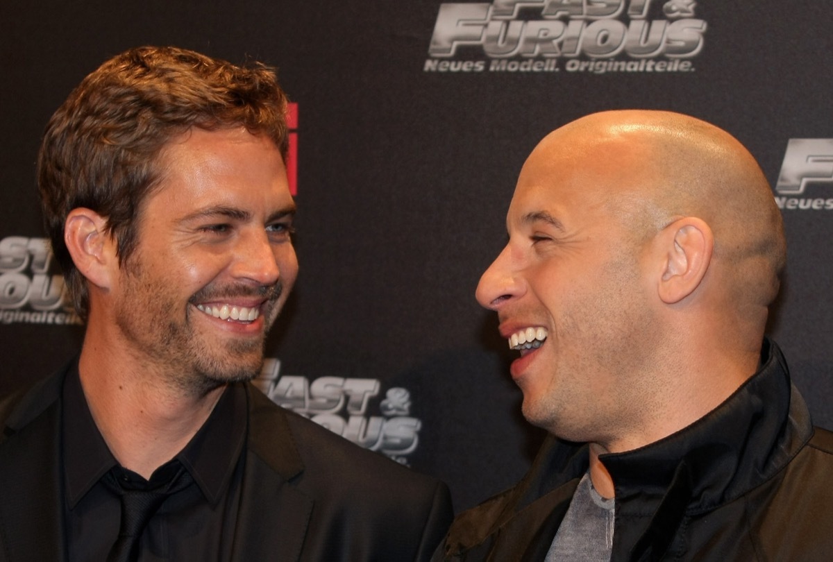 Paul Walker and Vin Diesel