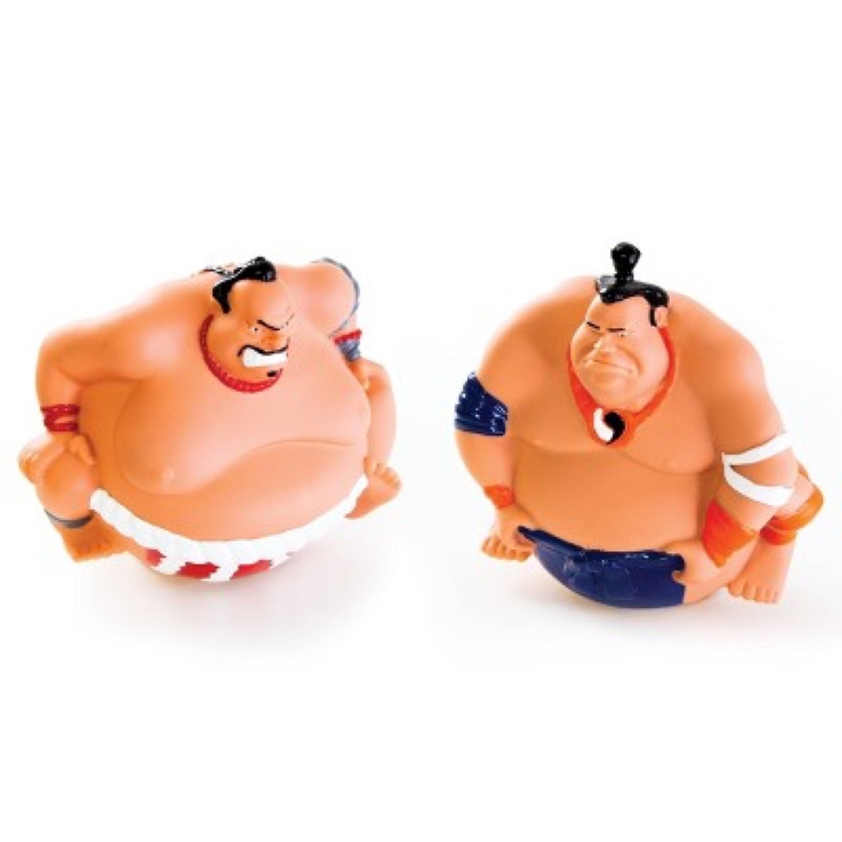 two electronic sumo wrestler toys