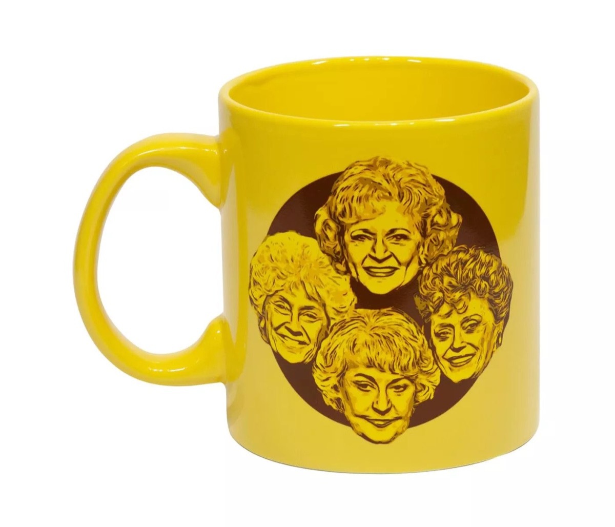 yellow golden girls mug