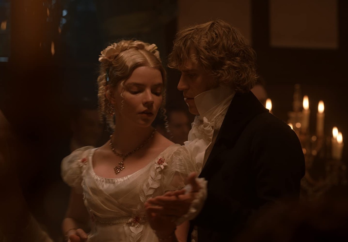 Anya Taylor-Joy and Johnny Flynn in Emma