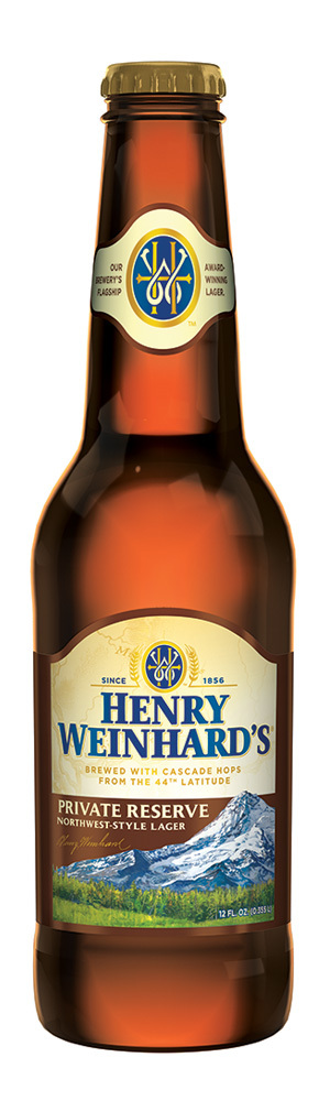 A bottle of Henry Weinhard's Private Reserve beer