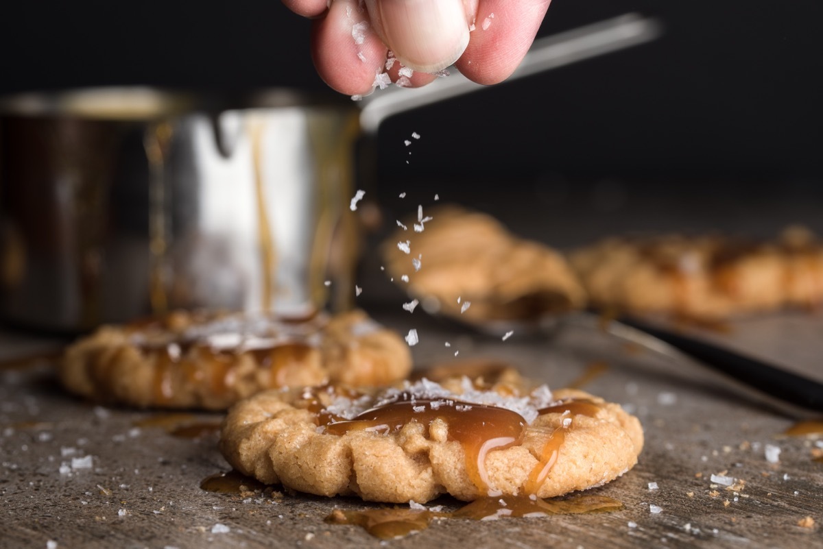 salted caramel cookie