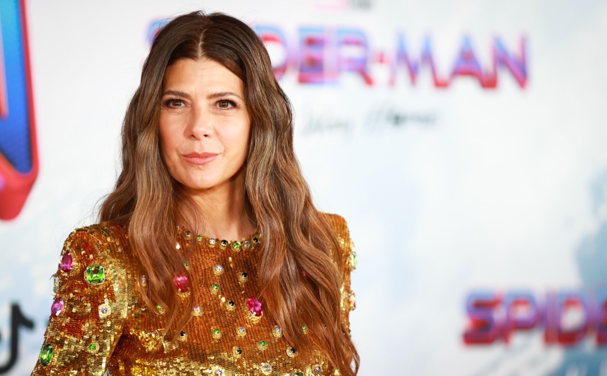 Marisa Tomei at a red carpet event.