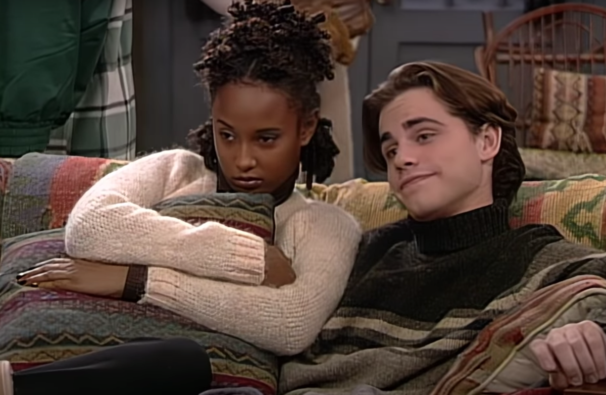 Trina McGee and Rider Strong on 