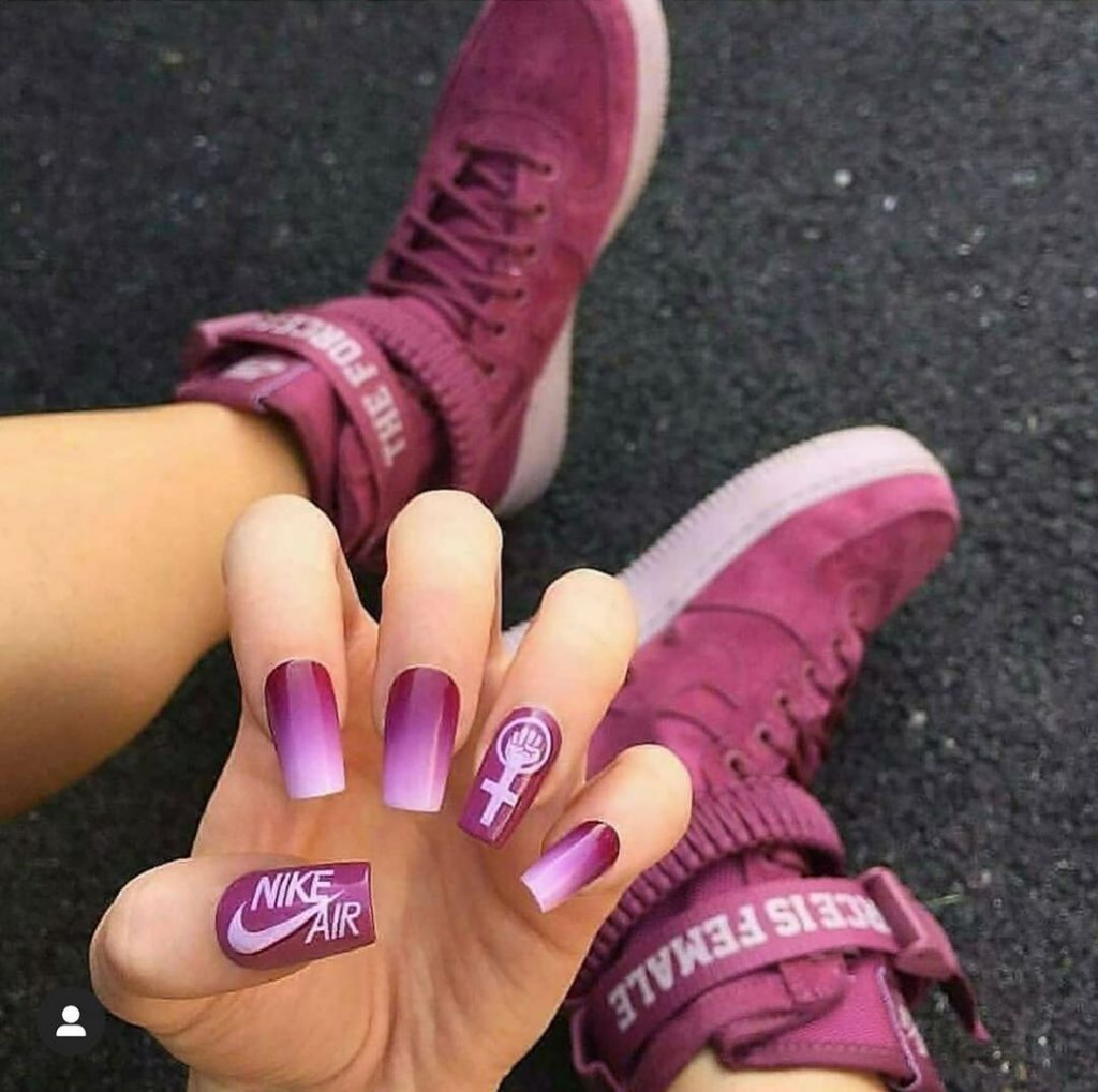 #6  | Luxury Sneakers Nail Art – Now That’s A Novel Idea | HerBeauty