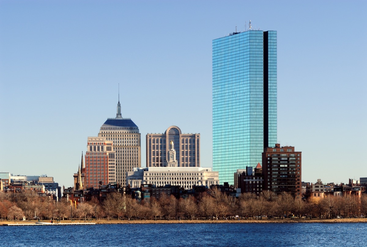 john hancock tower in boston