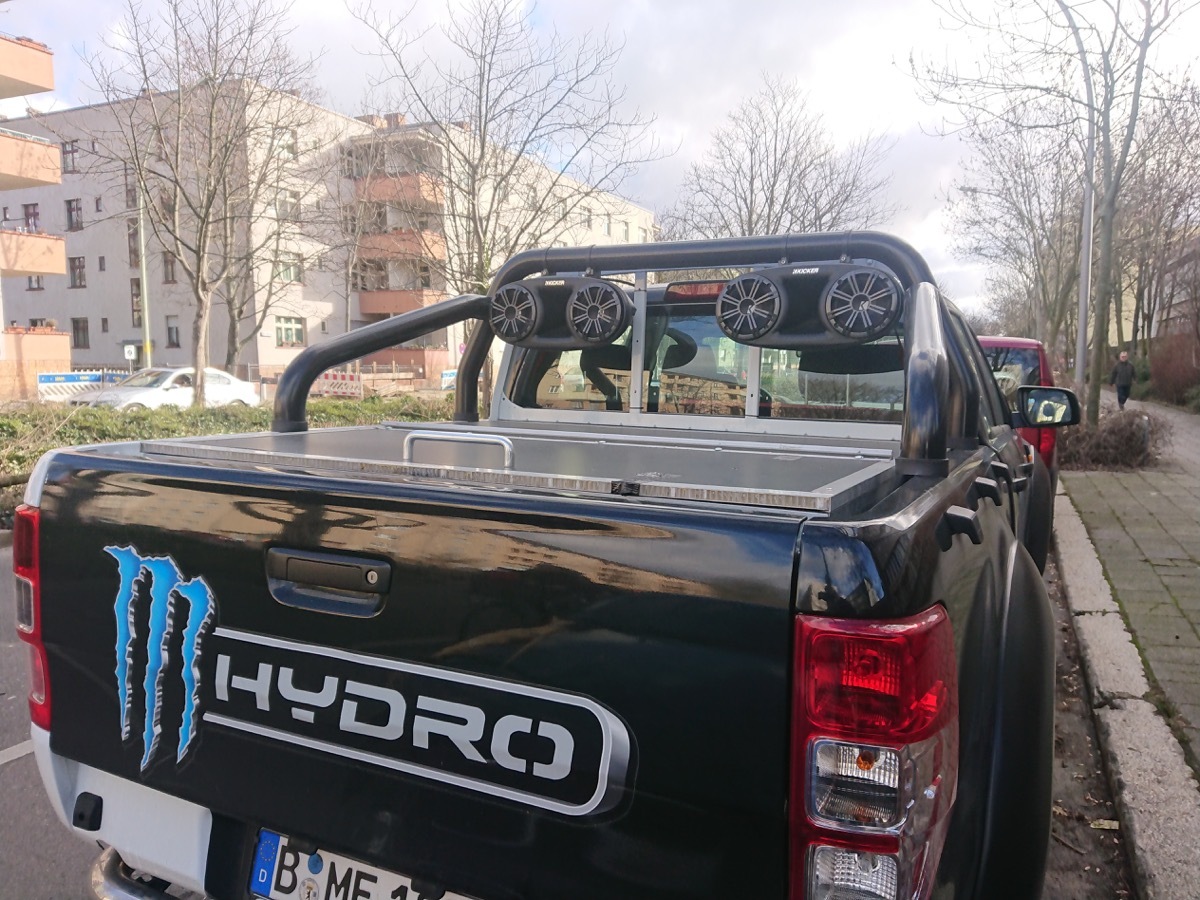 monster energy logo on truck bumper sticker