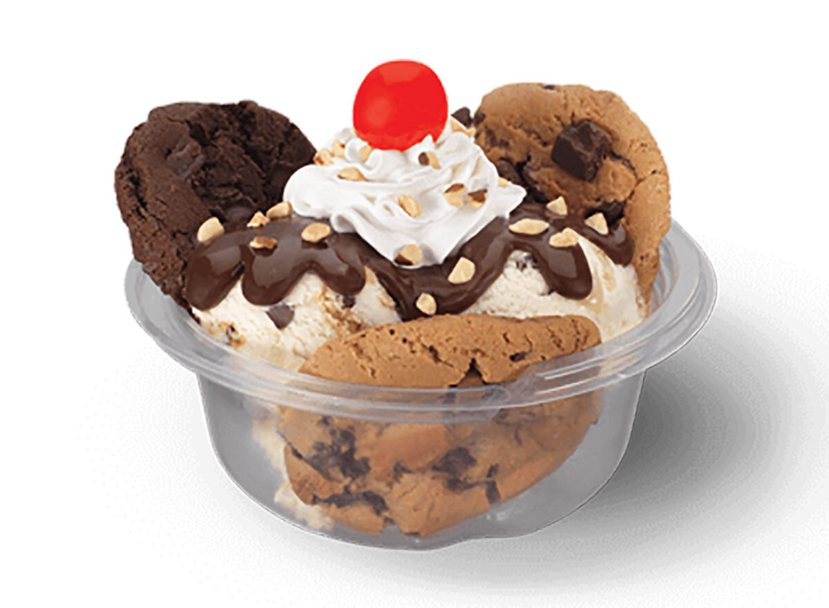 baskin robbins warm cookie sundae