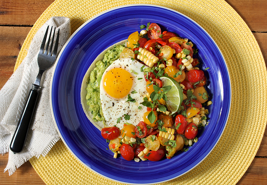 4. Huevos Rancheros Salad