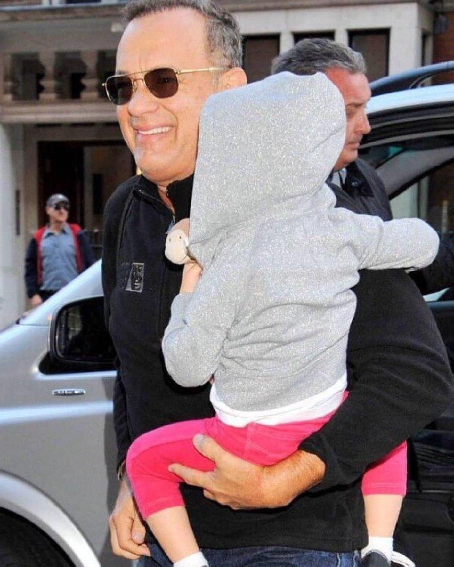 Tom Hanks | 12 Celebrity Grandpas With Their Grandchildren Will Melt Your Heart | Her Beauty