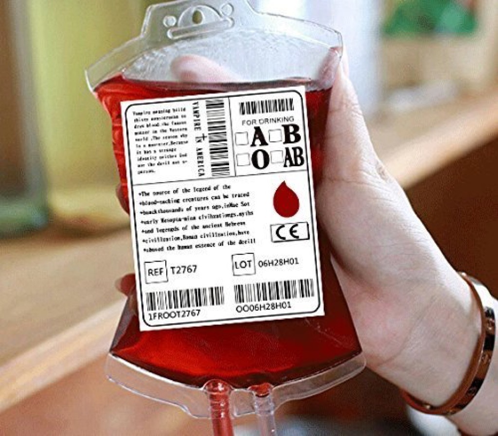 wine blood bag craziest Amazon products