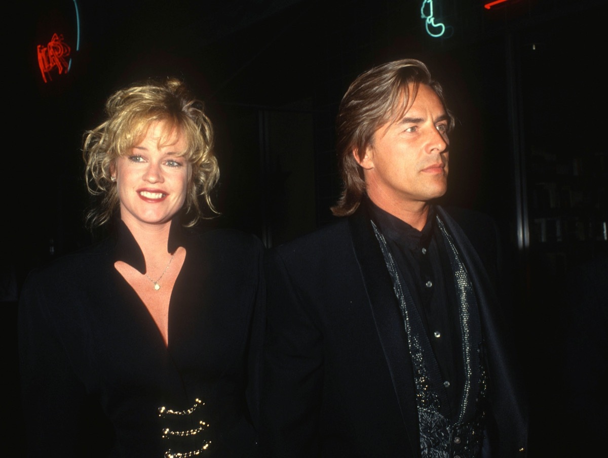 Melanie Griffith and Don Johnson