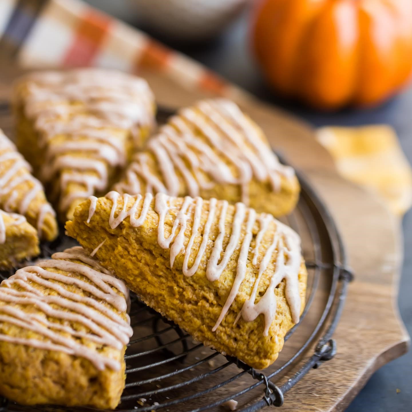 Pumpkin scones | 12 Cozy Fall Breakfast Ideas | Her Beauty