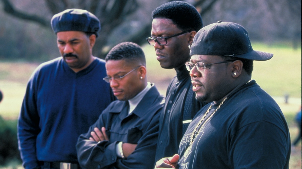 Steve Harvey, D.L. Hughley, Bernie Mac, and Cedric the Entertainer