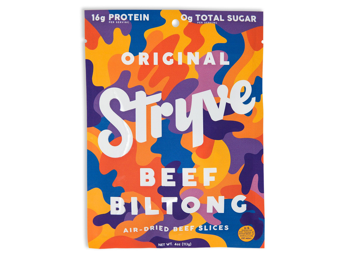 Stryve original beef biltong