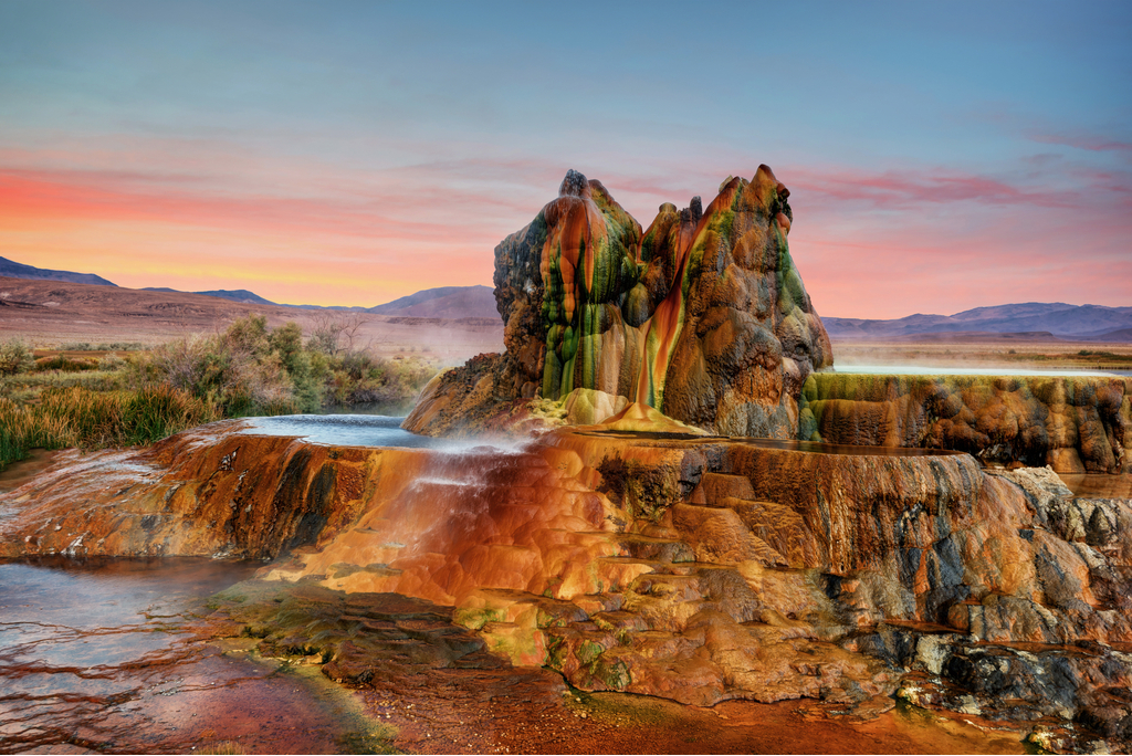 Fly Geyser Nevada Enchanting Hideaways in the U.S.