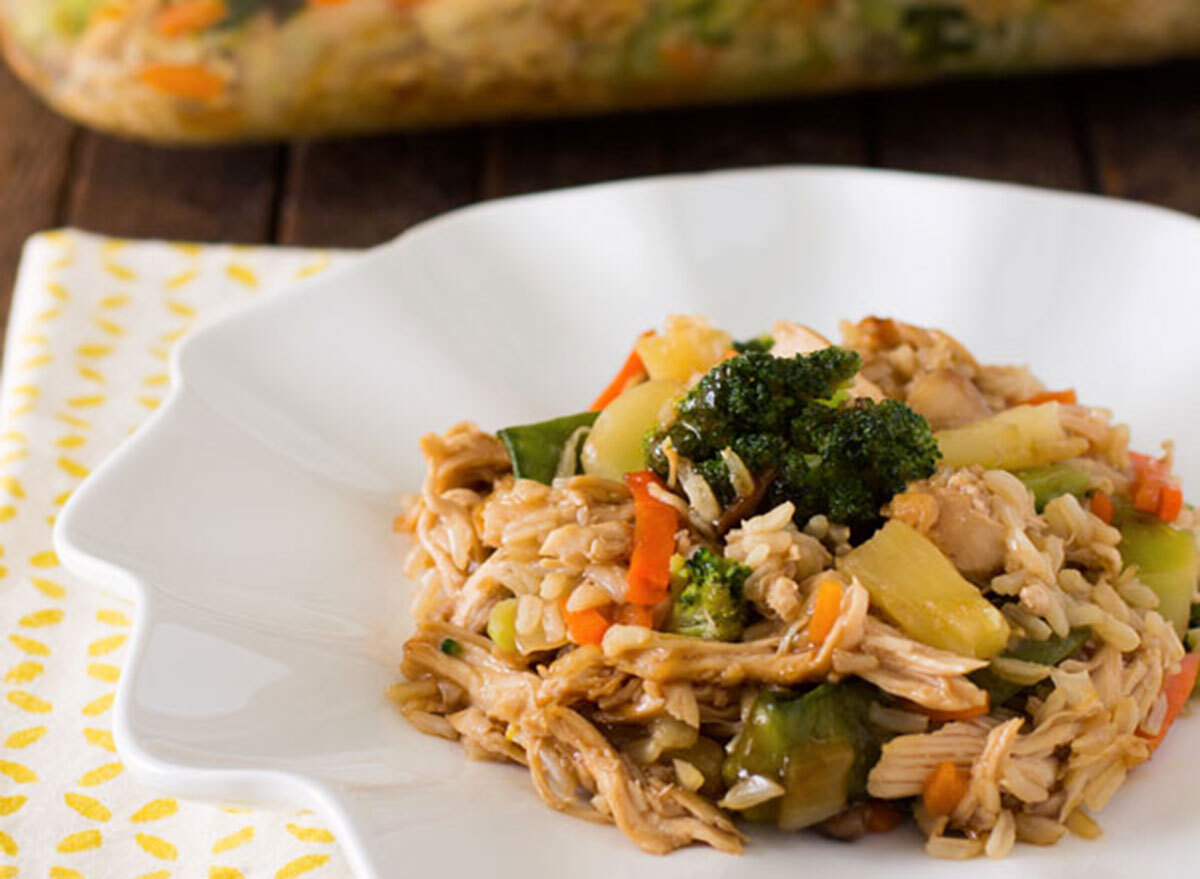 teriyaki chicken and rice casserole