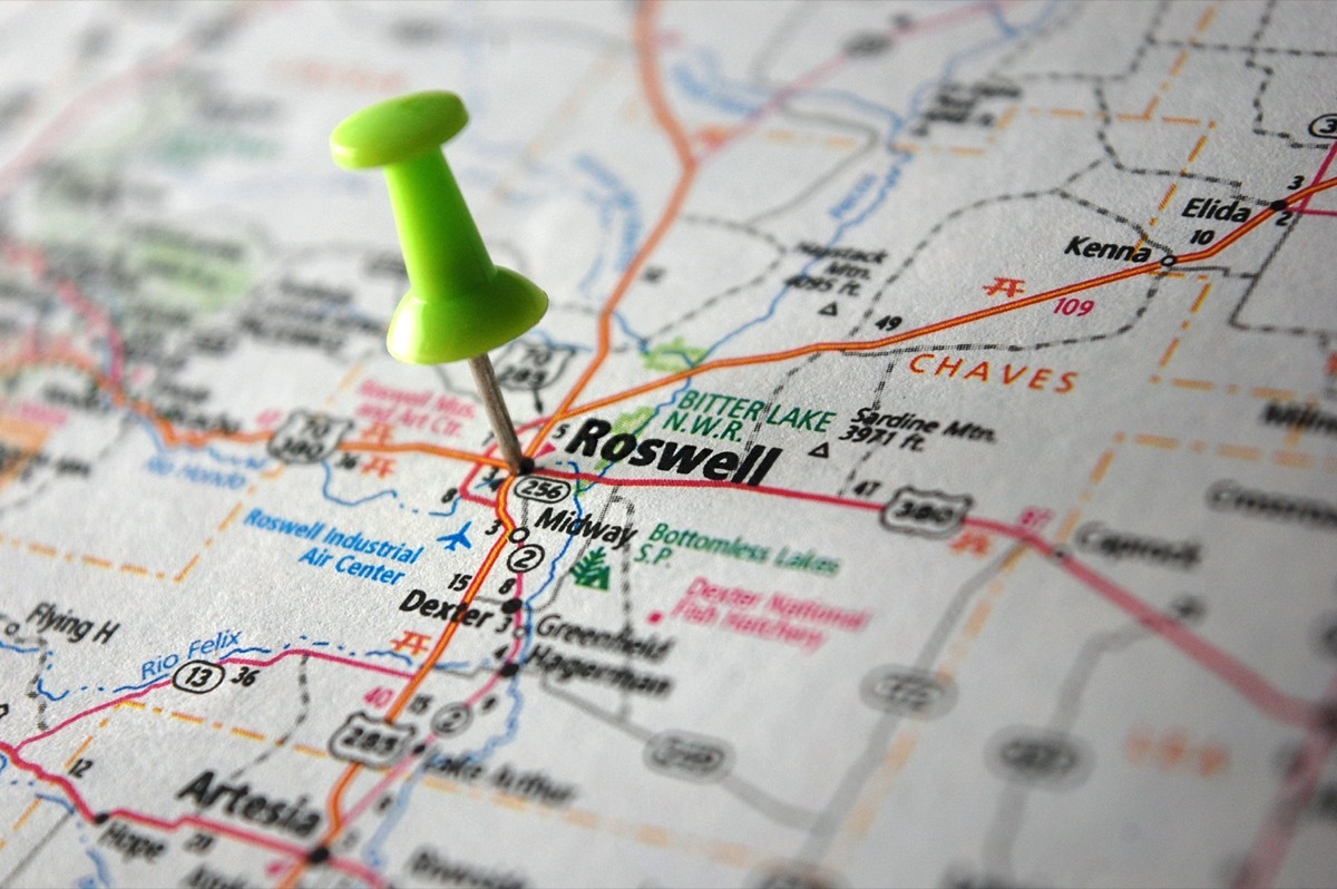 map of roswell