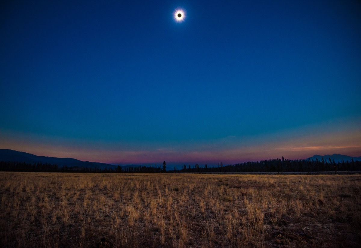 Total solar eclipse stanley idaho photos of rare events