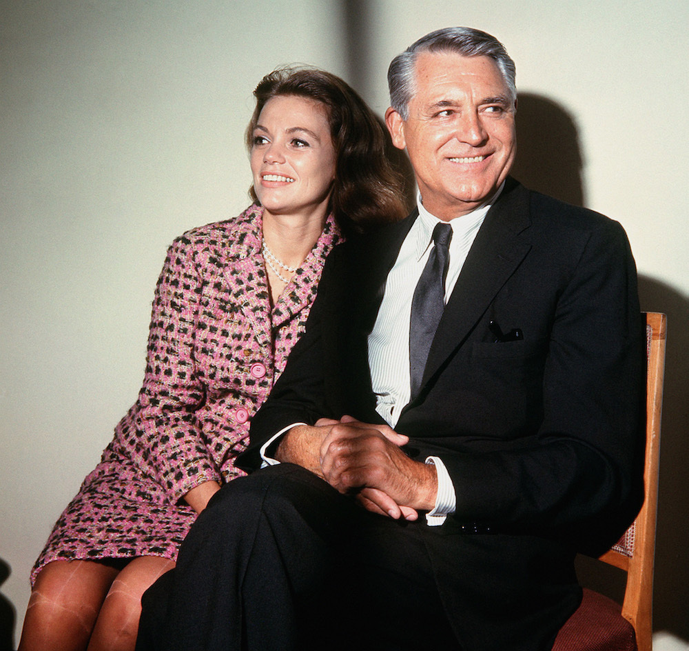 Dyan Cannon and Cary Grant in London in 1966