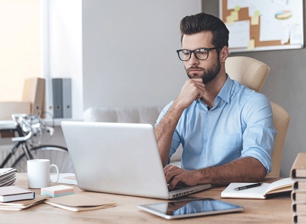 Man at office