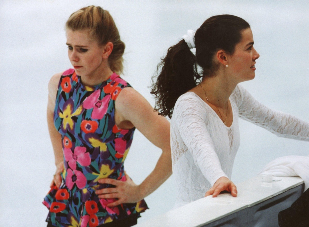 tonya harding and nancy kerrigan figure skating, biggest event each year