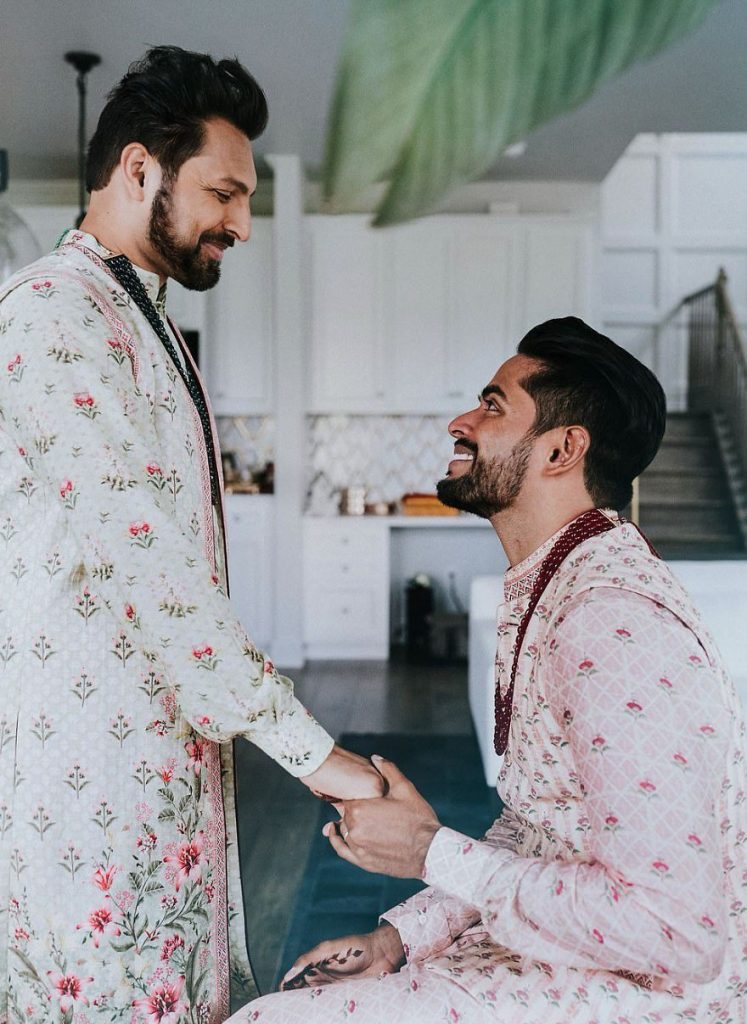 Gay Couple Immortalizes Gorgeous Traditional Indian Wedding #5 | Her Beauty