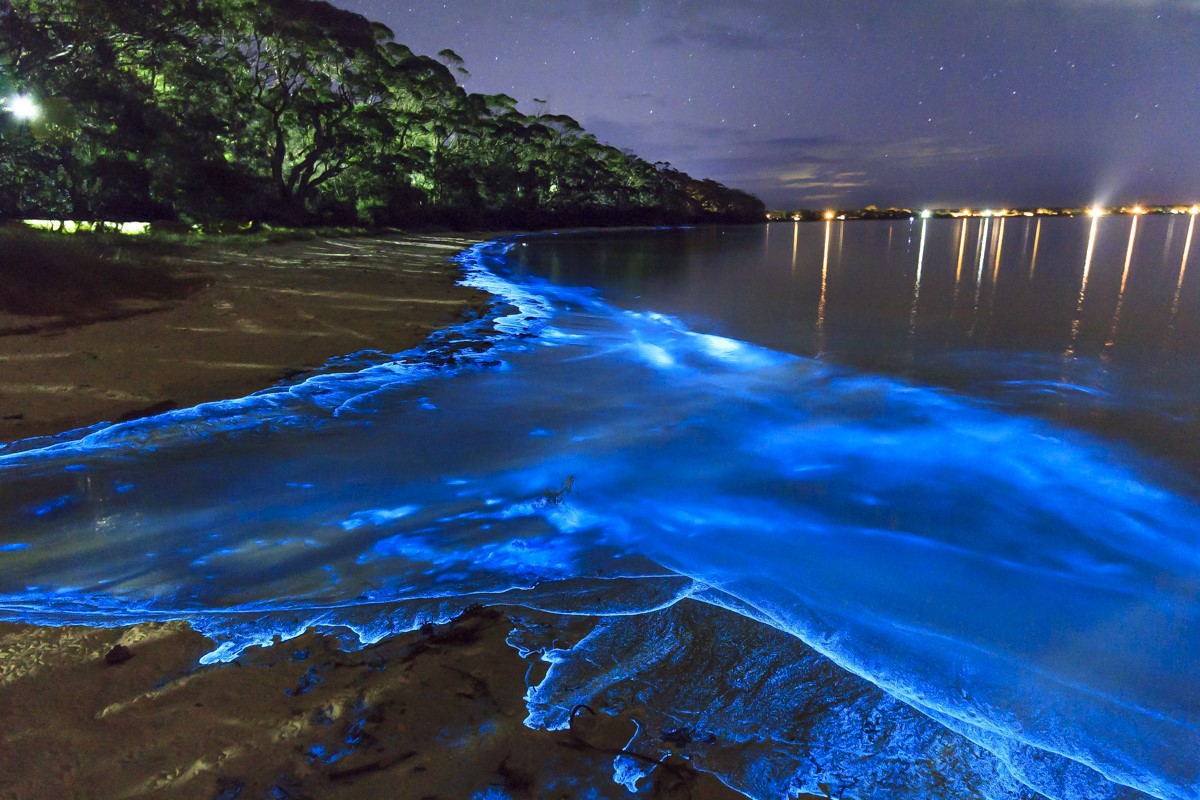 9.  Glowing Beach, Maldives 1