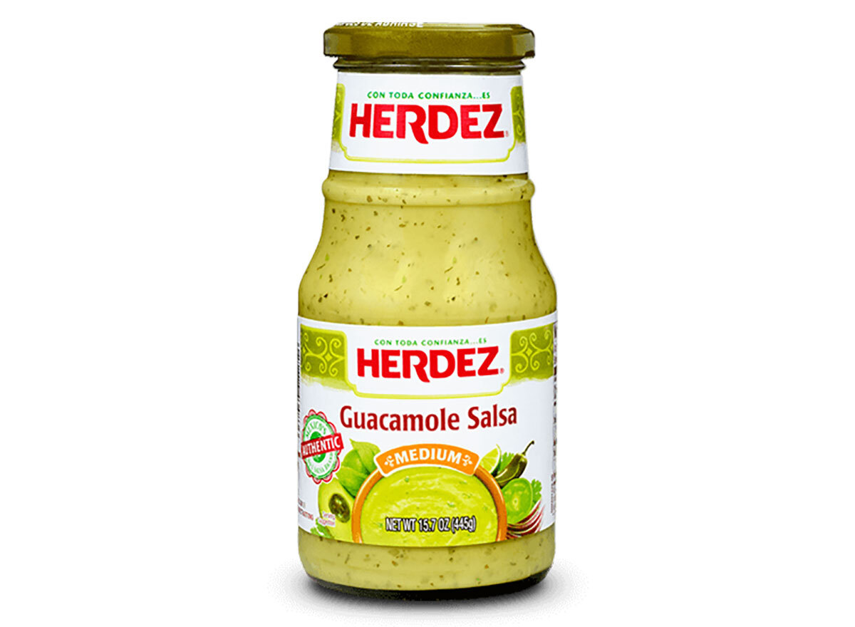 herdez guacamole salsa bottle