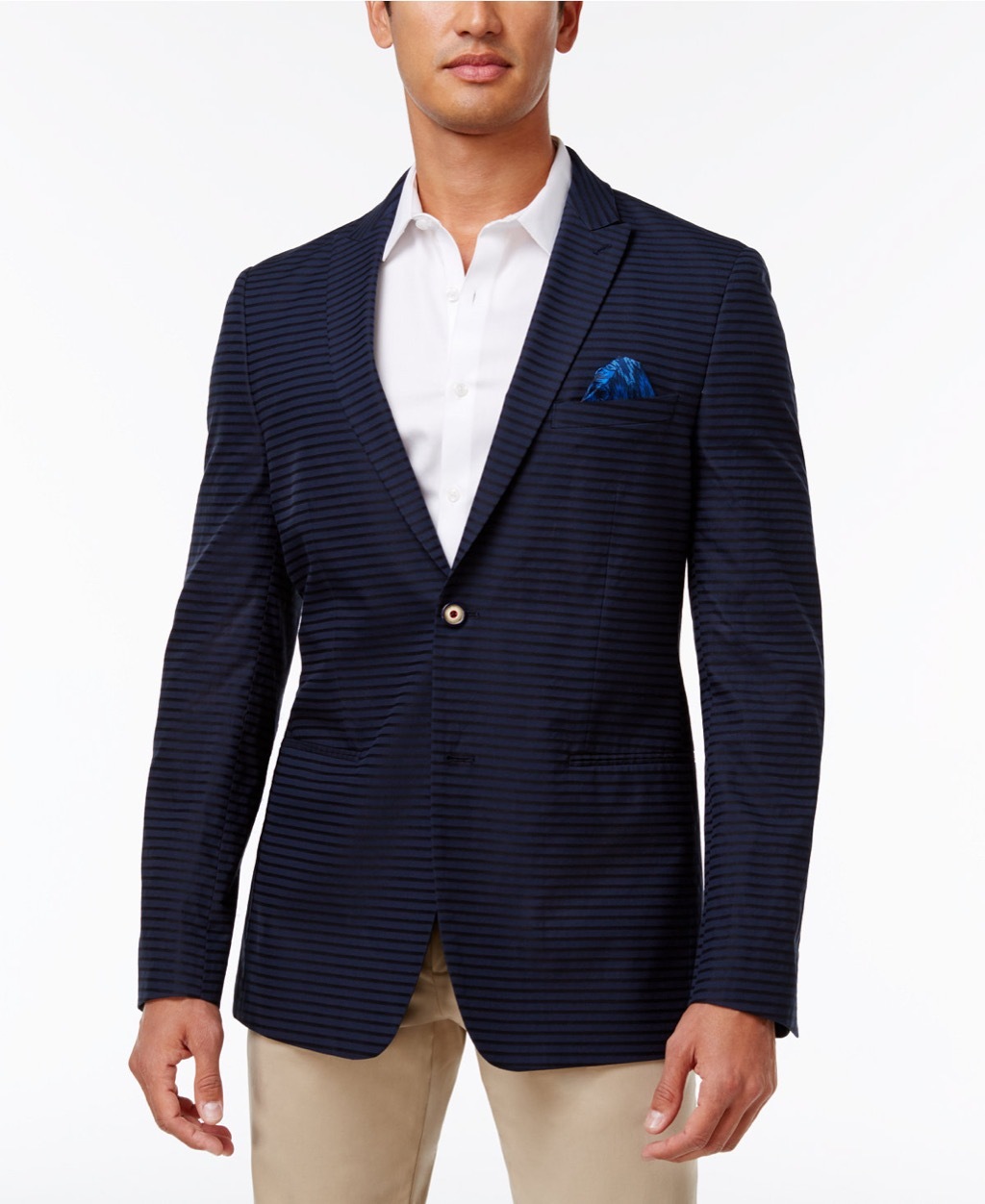 tallia orange black sport coat