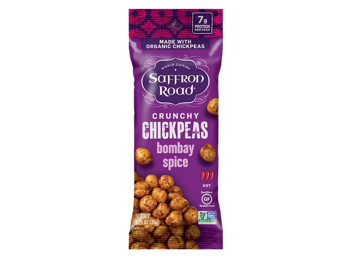 saffron road crunchy chickpeas bombay spice