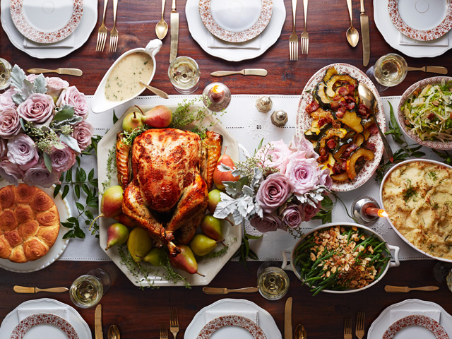 1 Rosemary-Pear Glazed Roasted Turkey