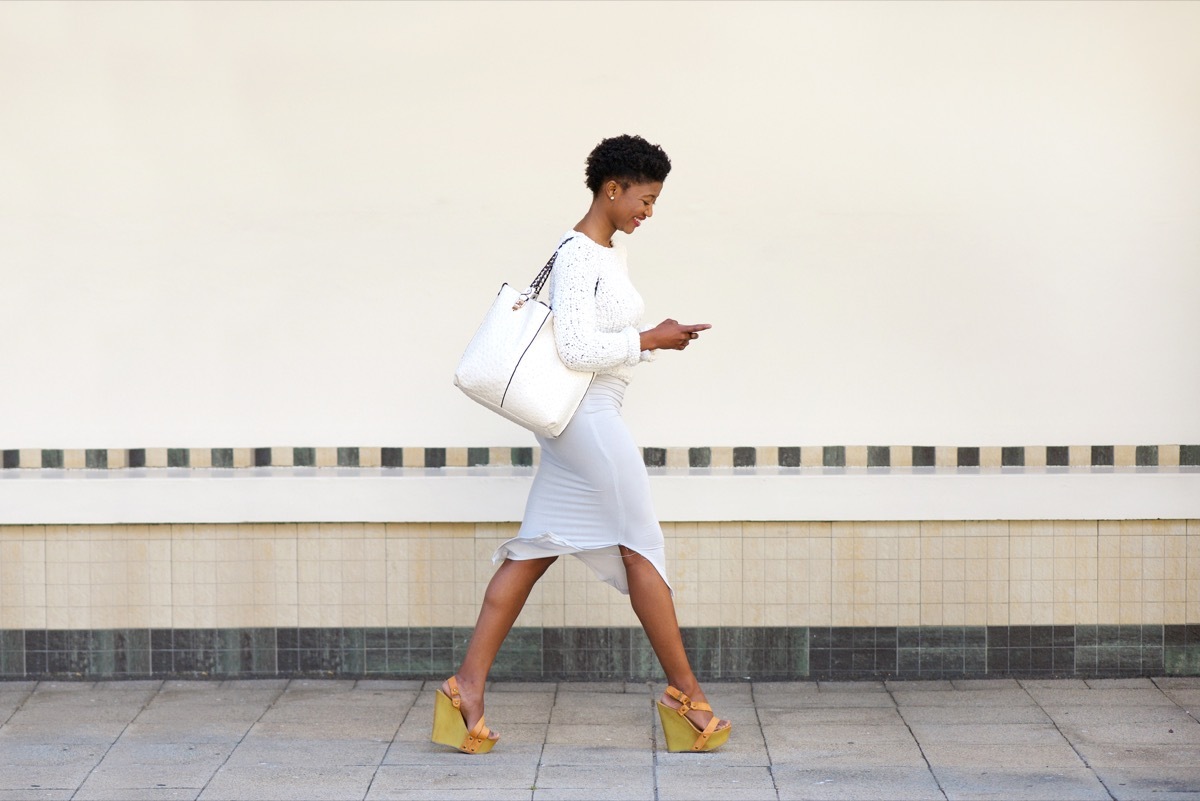 Woman walking