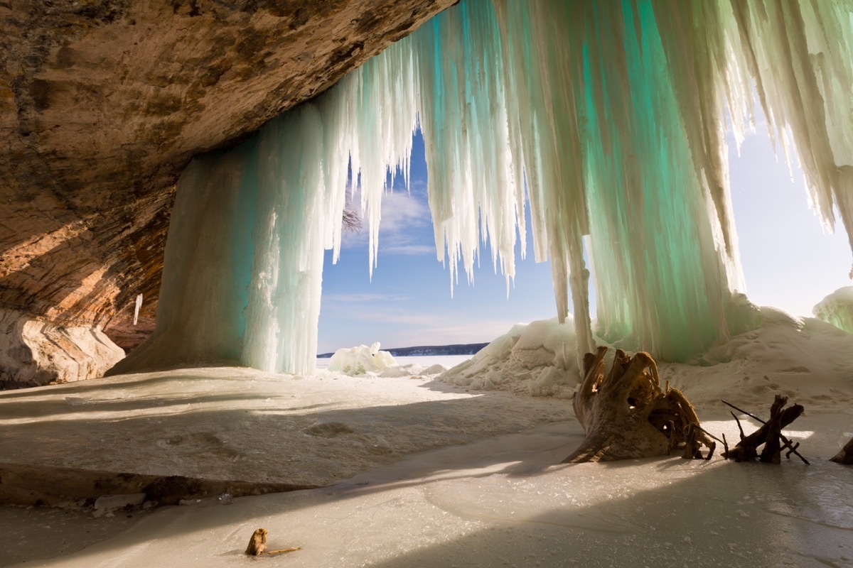 Pictured Rocks National Lakeshore Michigan White Christmas in America