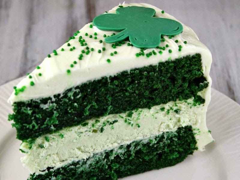 1. Green Velvet Cake