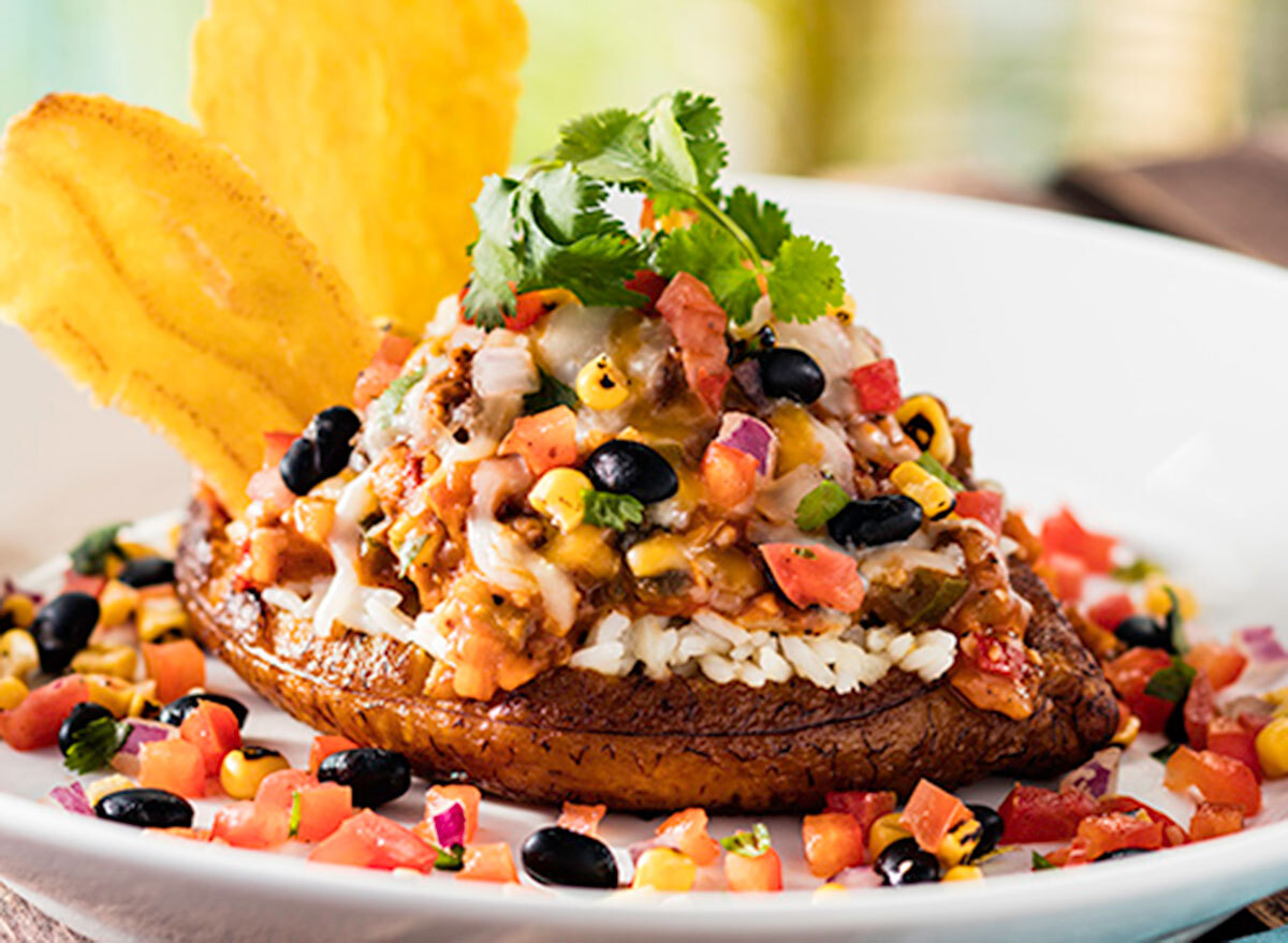 bahama breeze black bean plantain bowl