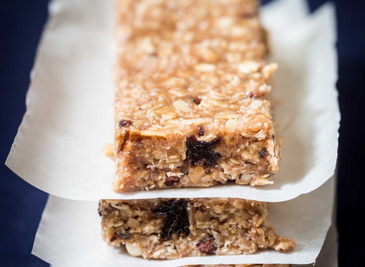 Homemade protein bar