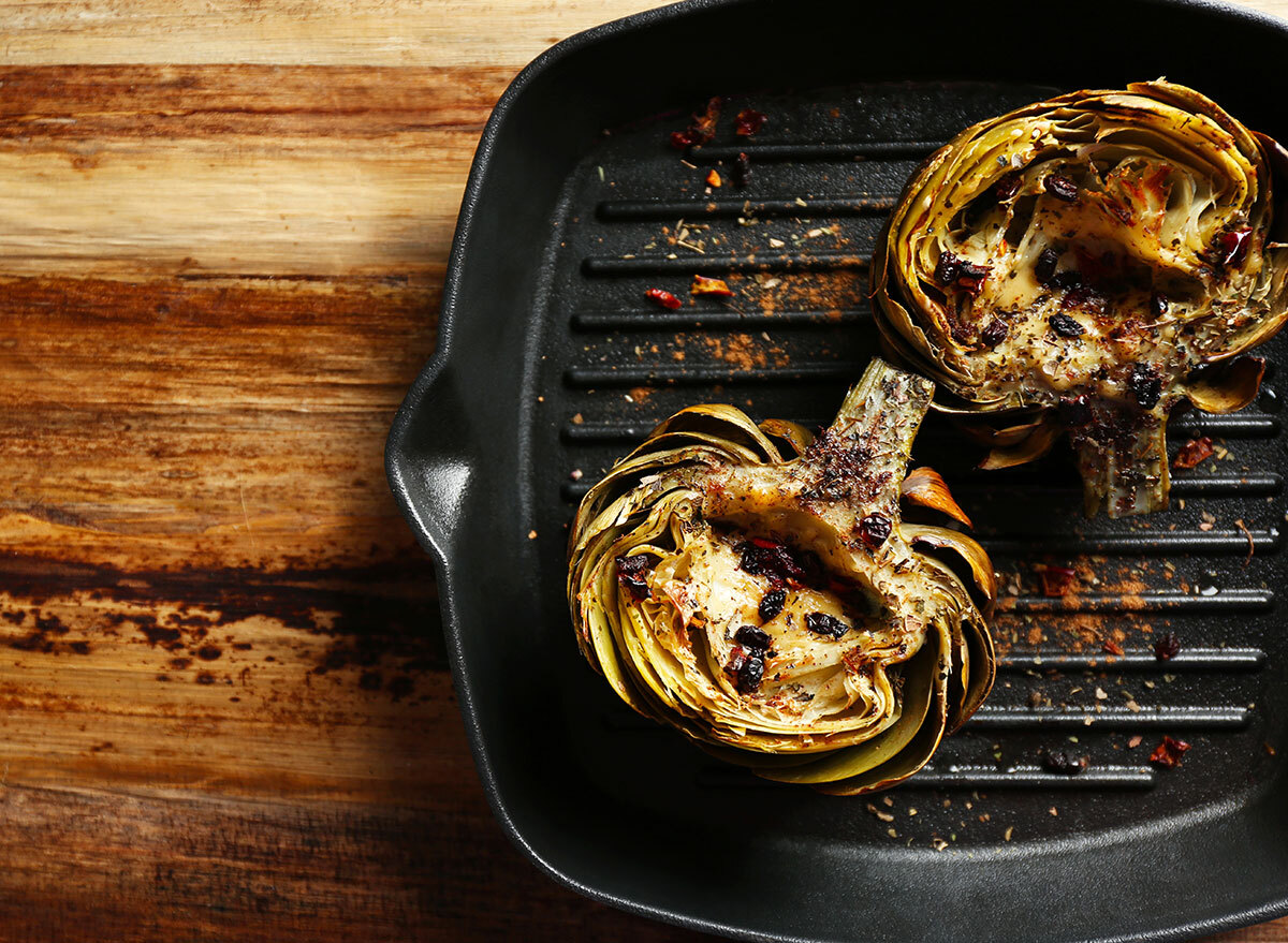 grilled artichoke hearts