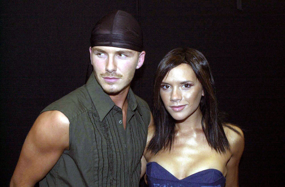 David and Victoria Beckham in London in 2000